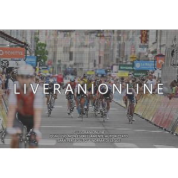 08-06-2023 Criterium Du Dauphine Libere; Tappa 05 Cormoranche Sur Saone - Salins Les Bains; 2023, Bahrain - Victorious; 2023, Alpecin - Deceuninck; Wright, Fred; Stannard, Robert; Salins Les Bains; ©SIROTTI / Agenzia Aldo Liverani Sas