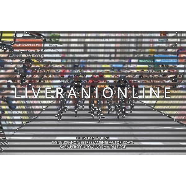 08-06-2023 Criterium Du Dauphine Libere; Tappa 05 Cormoranche Sur Saone - Salins Les Bains; 2023, Soudal - Quickstep; 2023, Uno - X; Alaphilippe, Julian; Johannessen, Tobias Halland; Salins Les Bains; ©SIROTTI / Agenzia Aldo Liverani Sas