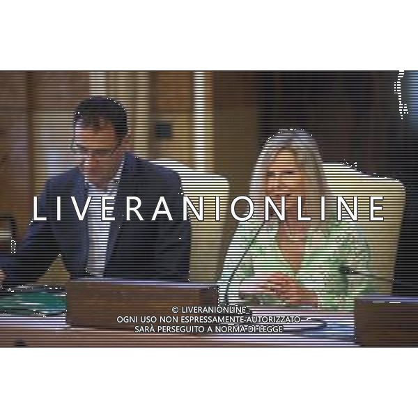 IMOLA 08 06 2023 CONSIGLIO COMUNALE PRIMA PARTE DELLA SEDUTA ODIERNA SI PARLA DI SCLEROSI MULTIPLA NELLA FOTO DOTT.PATRIZIA DE MASSIS DIPARTIMENTO DI NEUROLOGIA AUSL IMOLA E ROBERTO VISANI PRESIDENTE DEL CONSIGLIO COMUNALE ©SANNA / Agenzia Aldo Liverani Sas