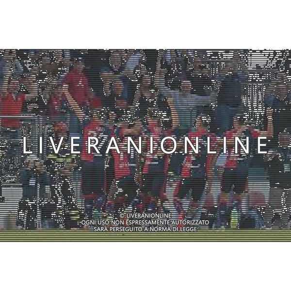 8-6-2023. Cagliari Calcio-SSC Bari. Gara andata finale play off BKT 2022/2023, stadio Unipol Domus Cagliari. Foto Salvatore Moi/Aldo Liverani s.a.s. Nella foto: Gol ed esultanta in casa, del Cagliari Calcio contro SSC Bari allo stadio Unipol Domuis di Cagliari. Segna: Gianluca Lapadula Cagliari ©MOI SALVATORE / AGENZIA ALDO LIVERANI SAS
