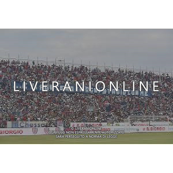 8-6-2023. Cagliari Calcio-SSC Bari. Gara andata finale play off BKT 2022/2023, stadio Unipol Domus Cagliari. Foto Salvatore Moi/Aldo Liverani s.a.s. Nella foto: Sconvolts, tifosi del Cagliari Calcio in curva nord dello stadio Unipol Domus di Cagliari. ©MOI SALVATORE / AGENZIA ALDO LIVERANI SAS
