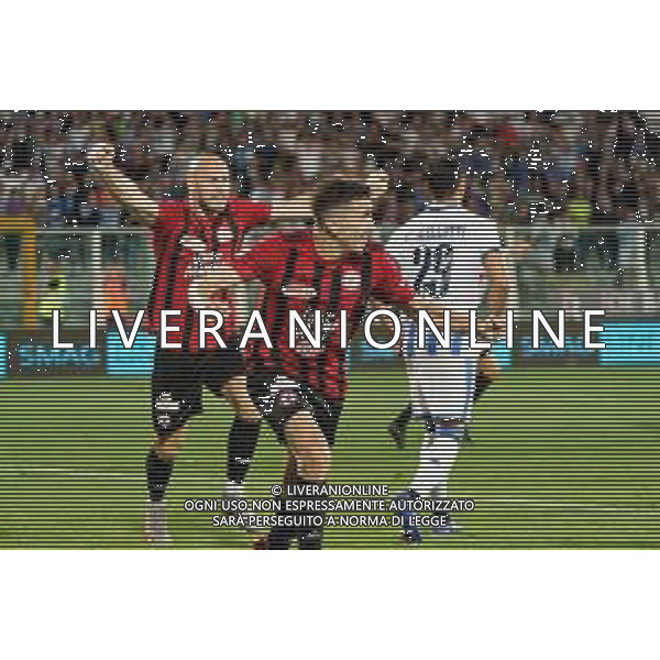 Alberto Rizzo (Calcio Foggia 1920) celebrates after scoring a goal during the Italian soccer Serie C Playoffs match Pescara Calcio vs Calcio Foggia 1920 on June 8, 2023 at Adriatico-Giovanni Cornacchia Stadium in Pescara, Italy. Photo by Emmanuele Mastrodonato/ag. Aldo Liverani sas/ AGENZIA ALDO LIVERANI SAS