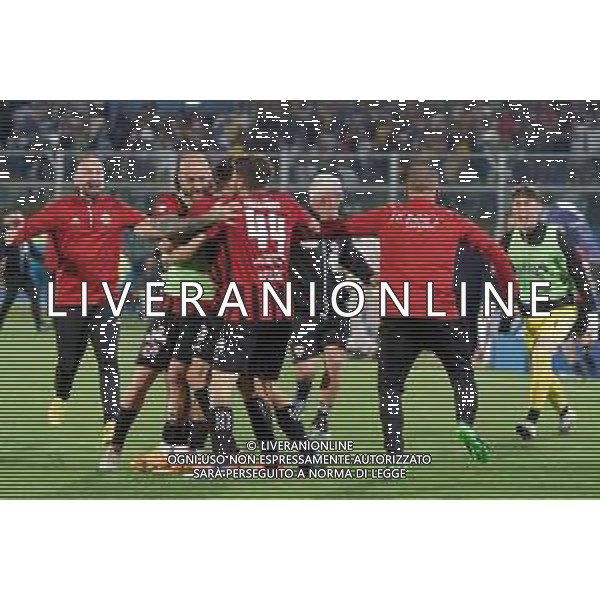 Alberto Rizzo (Calcio Foggia 1920) celebrates after scoring a goal with teammates during the Italian soccer Serie C Playoffs match Pescara Calcio vs Calcio Foggia 1920 on June 8, 2023 at Adriatico-Giovanni Cornacchia Stadium in Pescara, Italy. Photo by Emmanuele Mastrodonato/ag. Aldo Liverani sas/ AGENZIA ALDO LIVERANI SAS