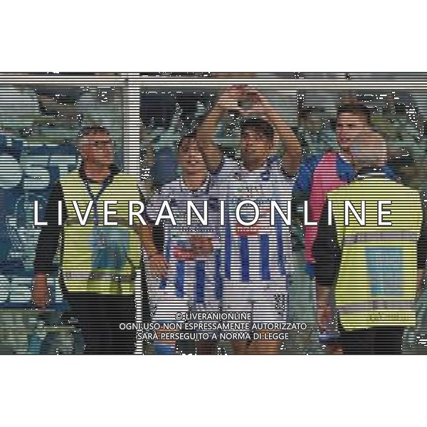 Jacopo Desogus (Pescara Calcio) celebrates after scoring a goal during the Italian soccer Serie C Playoffs match Pescara Calcio vs Calcio Foggia 1920 on June 8, 2023 at Adriatico-Giovanni Cornacchia Stadium in Pescara, Italy. Photo by Emmanuele Mastrodonato/ag. Aldo Liverani sas/ AGENZIA ALDO LIVERANI SAS