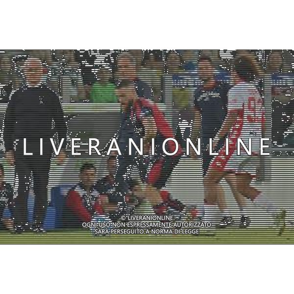 8-6-2023. Cagliari Calcio-SSC Bari. Gara andata finale play off BKT 2022/2023, stadio Unipol Domus Cagliari. Foto Salvatore Moi/Aldo Liverani s.a.s. Nella foto: Nahitan Nández Cagliari, Mehdi Dorval Bari ©MOI SALVATORE / AGENZIA ALDO LIVERANI SAS