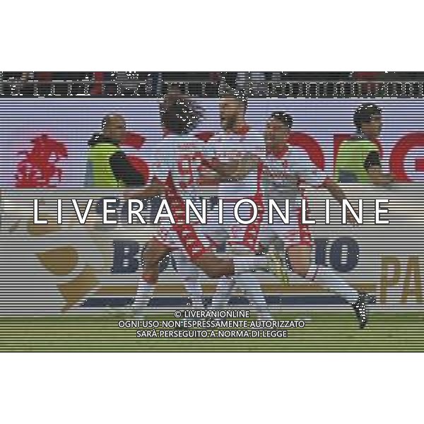 8-6-2023. Cagliari Calcio-SSC Bari. Gara andata finale play off BKT 2022/2023, stadio Unipol Domus Cagliari. Foto Salvatore Moi/Aldo Liverani s.a.s. Nella foto: Gol ed esultanta in trasferta, del SSC Bari contro Cagliari Calcio allo stadio Unipol Domuis di Cagliari. Segna: Mirco Antenucci Bari ©MOI SALVATORE / AGENZIA ALDO LIVERANI SAS