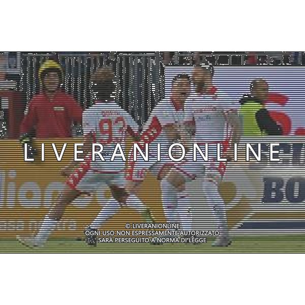 8-6-2023. Cagliari Calcio-SSC Bari. Gara andata finale play off BKT 2022/2023, stadio Unipol Domus Cagliari. Foto Salvatore Moi/Aldo Liverani s.a.s. Nella foto: Gol ed esultanta in trasferta, del SSC Bari contro Cagliari Calcio allo stadio Unipol Domuis di Cagliari. Segna: Mirco Antenucci Bari ©MOI SALVATORE / AGENZIA ALDO LIVERANI SAS
