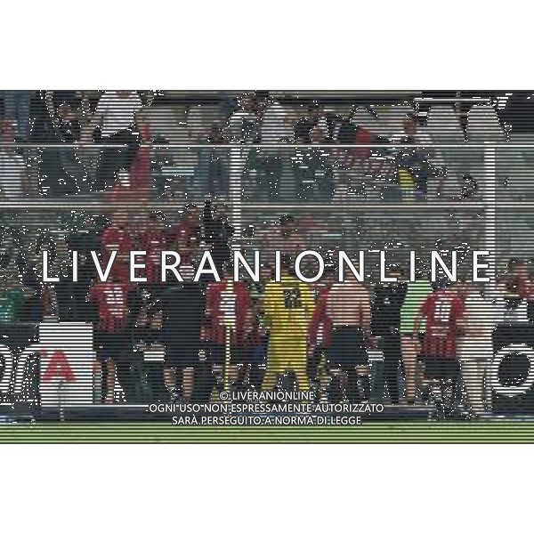 Calcio Foggia 1920 celebrates the victory during the Italian soccer Serie C Playoffs match Pescara Calcio vs Calcio Foggia 1920 on June 8, 2023 at Adriatico-Giovanni Cornacchia Stadium in Pescara, Italy. Photo by Emmanuele Mastrodonato/ag. Aldo Liverani sas / AGENZIA ALDO LIVERANI SAS