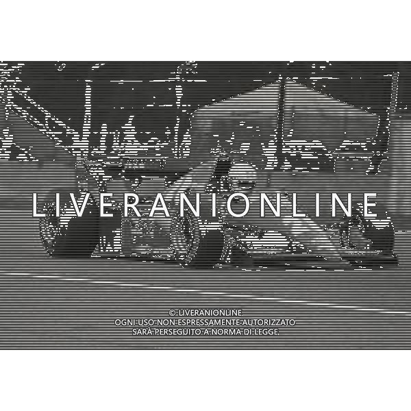 NEG- 11-09-1983 MONZA GRAN PREMIO D\'ITALIA F1 NELLA FOTO RENE\' ARNOUX AG ALDO LIVERANI SAS