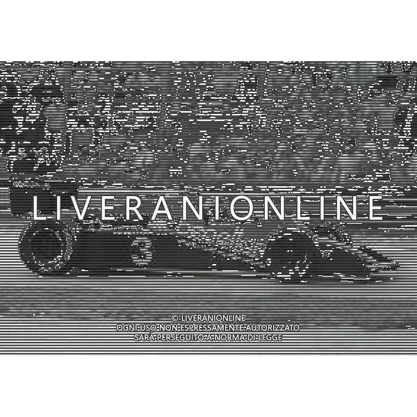 NEG- 11-09-1983 MONZA GRAN PREMIO D\'ITALIA F1 NELLA FOTO Michele Alboreto AG ALDO LIVERANI SAS