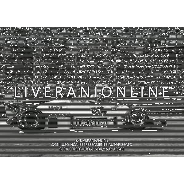 NEG- 11-09-1983 MONZA GRAN PREMIO D\'ITALIA F1 NELLA FOTO Keke Rosberg AG ALDO LIVERANI SAS