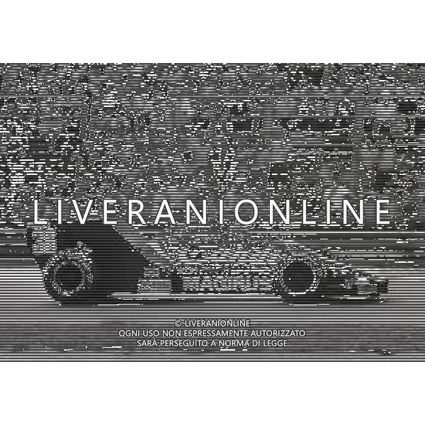 NEG- 11-09-1983 MONZA GRAN PREMIO D\'ITALIA F1 NELLA FOTO Bruno Giacomelli AG ALDO LIVERANI SAS