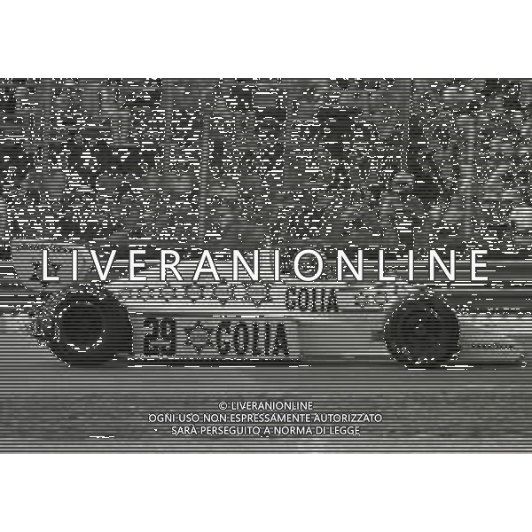 NEG- 11-09-1983 MONZA GRAN PREMIO D\'ITALIA F1 NELLA FOTO Marc Surer AG ALDO LIVERANI SAS