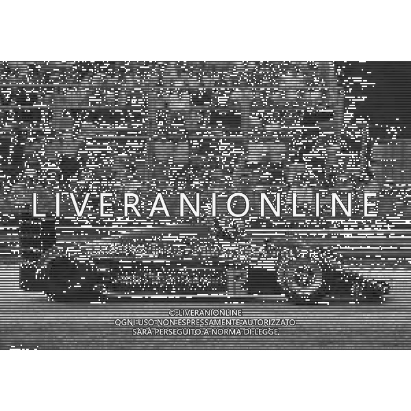 NEG- 11-09-1983 MONZA GRAN PREMIO D\'ITALIA F1 NELLA FOTO NIGEL MANSELL AG ALDO LIVERANI SAS