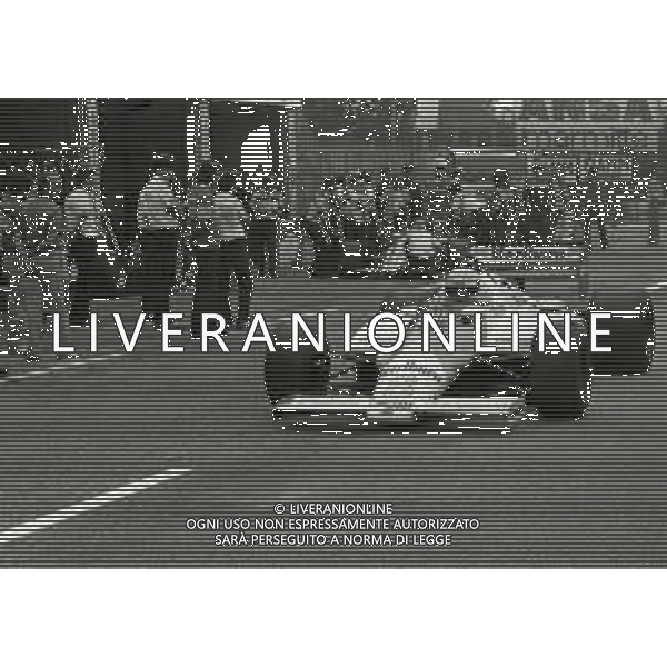 NEG- 11-09-1983 MONZA GRAN PREMIO D\'ITALIA F1 NELLA FOTO NIKI LAUDA AG ALDO LIVERANI SAS