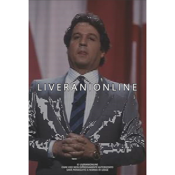 Dia- RETROSPETTIVA RENATO POZZETTO ATTORE NELLA FOTO NELLA TRASMISSIONE TELEVISIVA “ RISATISSIMA“ NELL\'ANNO 1985 AG ALDO LIVERANI SAS