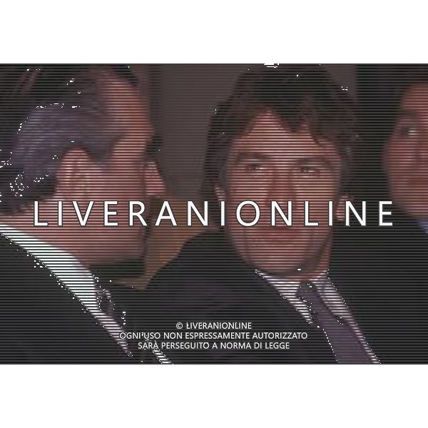 DIAP-RETROSPETTIVA ROBERT DE NIRO ATTORE NELLA FOTO ROBERT DE NIRO NELL\'ANNO 1990 A VENEZIA CON MARTIN SCORZESE AG ALDO LIVERANI SAS 