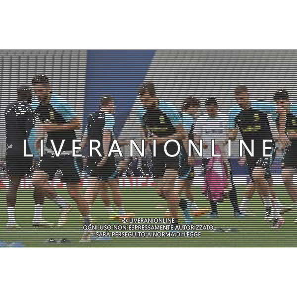 TVRG Allenamento Inter finale Champions nella foto un momento dell\'allenamento Istanbul (TUR) 09-06-2023 Allenamento dell\'Inter in preparazione della finale di UEFA Champions Lerague contro il Manchester City foto Roberto Garavaglia/ag. Aldo Liverani sas