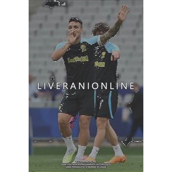 TVRG Allenamento Inter finale Champions nella foto Lautaro Martinez (Inter) Istanbul (TUR) 09-06-2023 Allenamento dell\'Inter in preparazione della finale di UEFA Champions Lerague contro il Manchester City foto Roberto Garavaglia/ag. Aldo Liverani sas