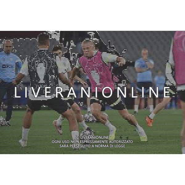 TVRG Allenamento Manchester City finale Champions nella foto Erling Haaland (Manchester City) Istanbul (TUR) 09-06-2023 Allenamento del Manchester City in preparazione della finale di UEFA Champions Lerague contro l\'Inter foto Roberto Garavaglia/ag. Aldo Liverani sas