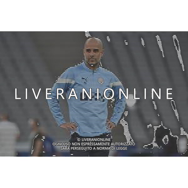 TVRG Allenamento Manchester City finale Champions nella foto Josep Guardiola allenatore Manchester City Istanbul (TUR) 09-06-2023 Allenamento del Manchester City in preparazione della finale di UEFA Champions Lerague contro l\'Inter foto Roberto Garavaglia/ag. Aldo Liverani sas