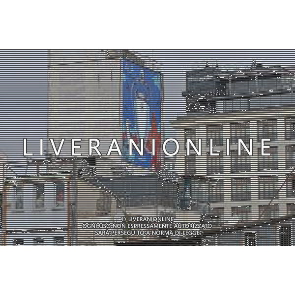 TVRG Istanbul nella foto la facciata di un palazzo nella partre asiatica dedicata alla finale della UEFA Champions League Istanbul (TUR) 09-06-2023 Vedute delle diverse zone della citta\' foto Roberto Garavaglia/ag. Aldo Liverani sas