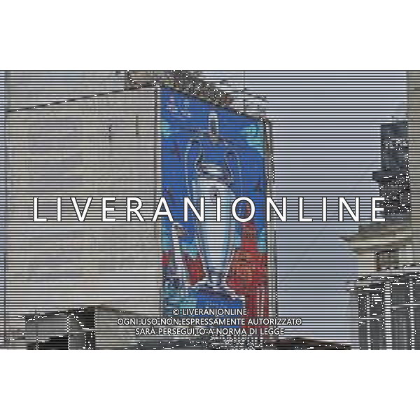 TVRG Istanbul nella foto la facciata di un palazzo nella partre asiatica dedicata alla finale della UEFA Champions League Istanbul (TUR) 09-06-2023 Vedute delle diverse zone della citta\' foto Roberto Garavaglia/ag. Aldo Liverani sas