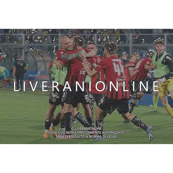 Calcio Foggia 1920 celebrates the victory during the Italian soccer Serie C Playoffs match Pescara Calcio vs Calcio Foggia 1920 on June 8, 2023 at Adriatico-Giovanni Cornacchia Stadium in Pescara, Italy. Photo by Emmanuele Mastrodonato/ag. Aldo Liverani sas