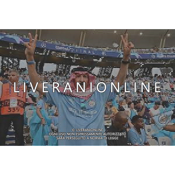TVRG tifosi Manchester City Manchester City vs Inter Istanbul (TUR) 10-06-2023 Ataturk Olympic Stadium Finale UEFA Champions League foto Roberto Garavaglia/ag. Aldo Liverani sas/ AGENZIA ALDO LIVERANI SAS