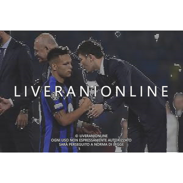 TVRG Lautaro Martinez (Inter) e Steven Zhang presidente Inter Manchester City vs Inter Istanbul (TUR) 10-06-2023 Ataturk Olympic Stadium Finale UEFA Champions League foto Roberto Garavaglia/ag. Aldo Liverani sas / AGENZIA ALDO LIVERANI SAS
