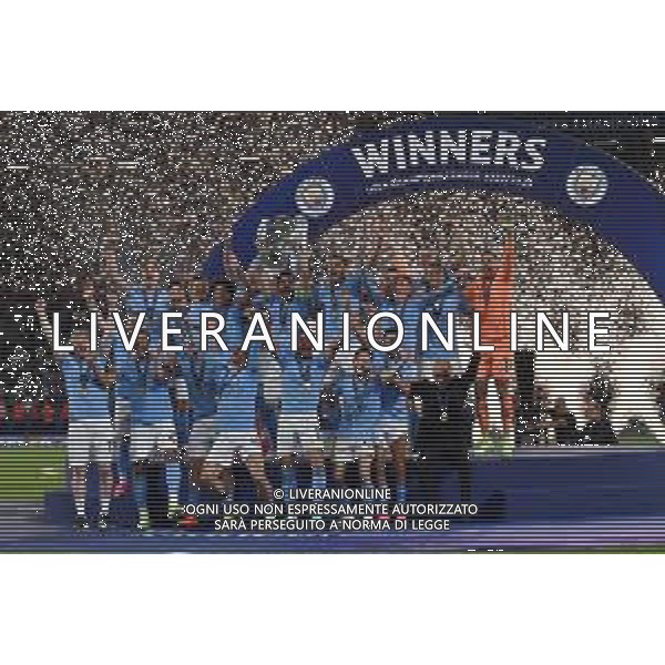TVRG premiazione Manchester City Manchester City vs Inter Istanbul (TUR) 10-06-2023 Ataturk Olympic Stadium Finale UEFA Champions League foto Roberto Garavaglia/ag. Aldo Liverani sas / AGENZIA ALDO LIVERANI SAS