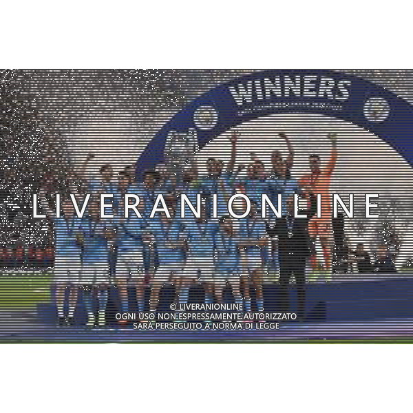 TVRG premiazione Manchester City Manchester City vs Inter Istanbul (TUR) 10-06-2023 Ataturk Olympic Stadium Finale UEFA Champions League foto Roberto Garavaglia/ag. Aldo Liverani sas / AGENZIA ALDO LIVERANI SAS