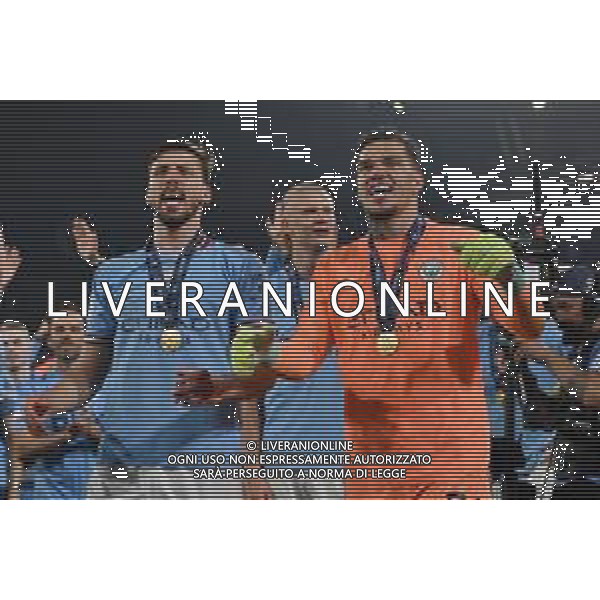 TVRG Ruben Dias (Manchester City) SX e Ederson Santana de Moraes (Manchester City) DX Manchester City vs Inter Istanbul (TUR) 10-06-2023 Ataturk Olympic Stadium Finale UEFA Champions League foto Roberto Garavaglia/ag. Aldo Liverani sas