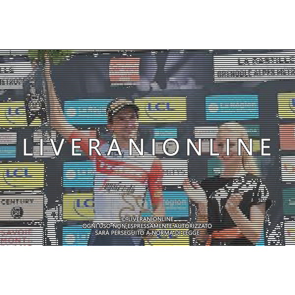 11-06-2023 Criterium Du Dauphine Libere; Tappa 08 Le Pont De Clax - Grenoble - La Bastille; 2023, Trek - Segafredo; Ciccone, Giulio; Grenoble - La Bastille; ©SIROTTI / AGENZIA ALDO LIVERANI SAS