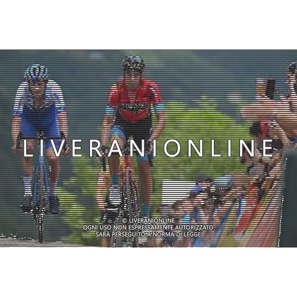 11-06-2023 Criterium Du Dauphine Libere; Tappa 08 Le Pont De Clax - Grenoble - La Bastille; 2023, Bahrain - Victorious; Landa Meana, Mikel; Grenoble - La Bastille; ©SIROTTI / AGENZIA ALDO LIVERANI SAS