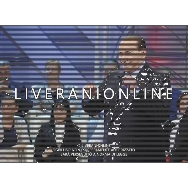 Roma - 21/05/2014 - Studi Rai - Silvio Berlusconi ospite della trasmissione TV " Agora\' " - nella foto: Silvio / Ph. Fabrizio Corradetti - Ag. Aldo Liverani sas