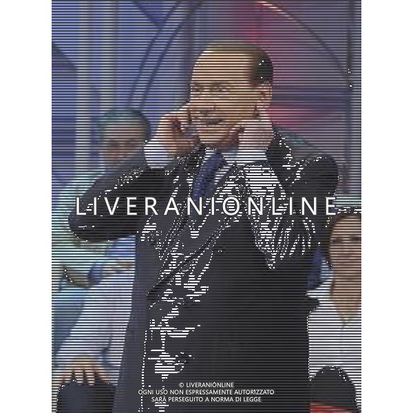 Roma - 21/05/2014 - Studi Rai - Silvio Berlusconi ospite della trasmissione TV " Agora\' " - nella foto: Silvio Berlusconi / Ph. Fabrizio Corradetti - Ag. Aldo Liverani sas