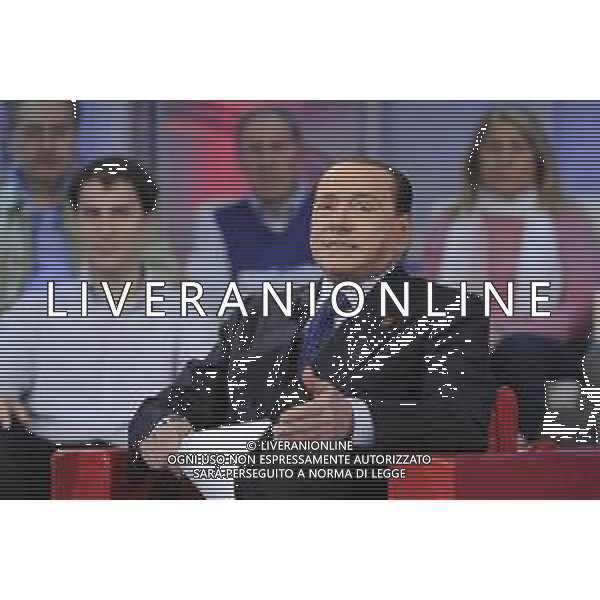Roma - 21/05/2014 - Studi Rai - Silvio Berlusconi ospite della trasmissione TV " Agora\' " - nella foto: Silvio Berlusconi / Ph. Fabrizio Corradetti - Ag. Aldo Liverani sas
