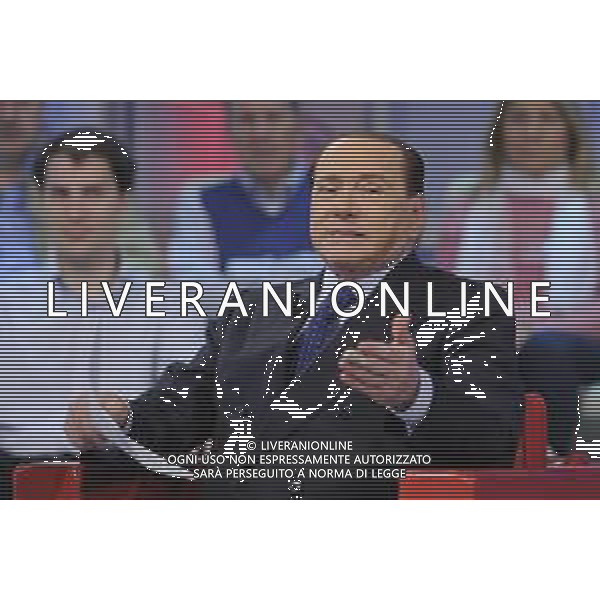 Roma - 21/05/2014 - Studi Rai - Silvio Berlusconi ospite della trasmissione TV " Agora\' " - nella foto: Silvio Berlusconi / Ph. Fabrizio Corradetti - Ag. Aldo Liverani sas