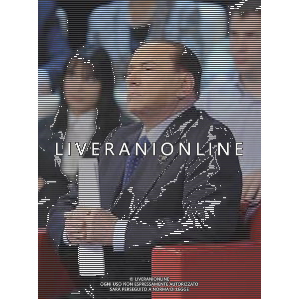Roma - 21/05/2014 - Studi Rai - Silvio Berlusconi ospite della trasmissione TV " Agora\' " - nella foto: Silvio Berlusconi / Ph. Fabrizio Corradetti - Ag. Aldo Liverani sas