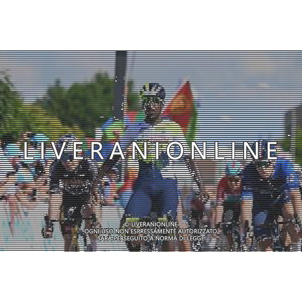 12-06-2023 Tour De Suisse; Tappa 02 Beromunster - Nottwil; 2023, Intermarche - Circus Wanty; 2023, Groupama - Fdj; 2023, Jumbo - Visma; Gyrmai Hailu, Biniam; Demare, Arnaud; Van Aert, Wout; Nottwil; ©SIROTTI/AGENZIA ALDO LIVERANI SAS