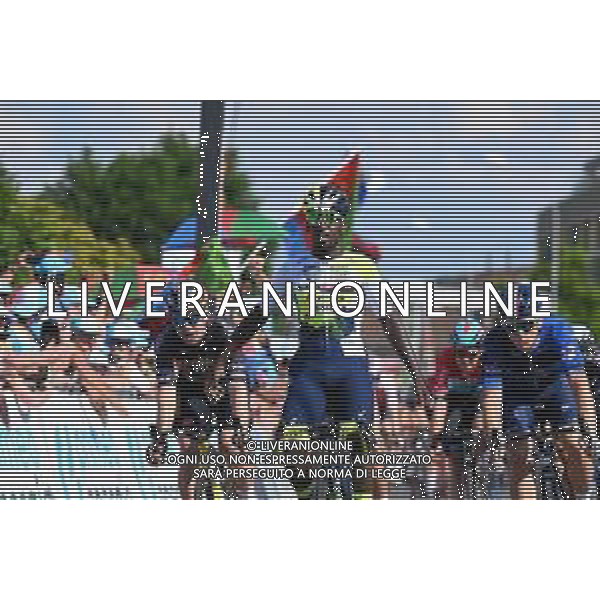 12-06-2023 Tour De Suisse; Tappa 02 Beromunster - Nottwil; 2023, Intermarche - Circus Wanty; 2023, Groupama - Fdj; 2023, Jumbo - Visma; Gyrmai Hailu, Biniam; Demare, Arnaud; Van Aert, Wout; Nottwil; ©SIROTTI/AGENZIA ALDO LIVERANI SAS