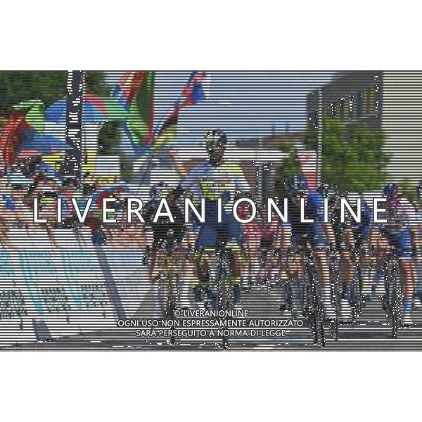 12-06-2023 Tour De Suisse; Tappa 02 Beromunster - Nottwil; 2023, Intermarche - Circus Wanty; 2023, Groupama - Fdj; 2023, Jumbo - Visma; 2023, Totalenergies; 2023, Dsm; Gyrmai Hailu, Biniam; Demare, Arnaud; Van Aert, Wout; Sagan, Peter; Bittner, Pavel; Nottwil; ©SIROTTI/AGENZIA ALDO LIVERANI SAS