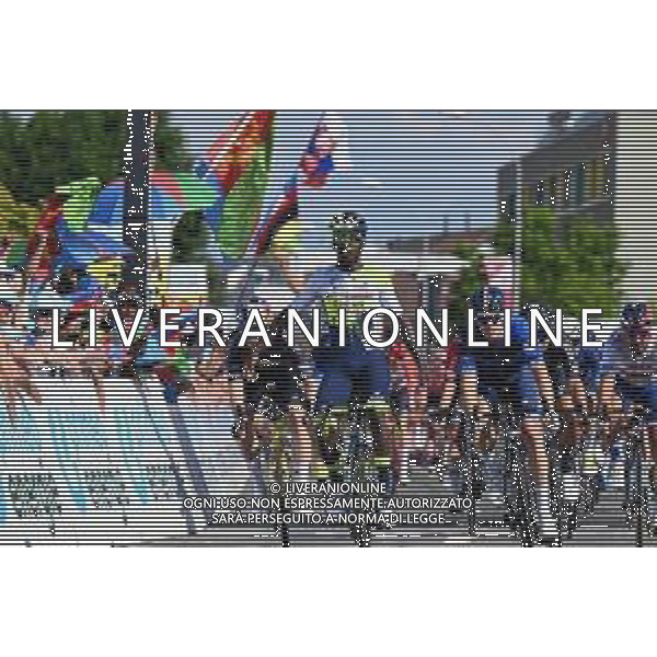 12-06-2023 Tour De Suisse; Tappa 02 Beromunster - Nottwil; 2023, Intermarche - Circus Wanty; 2023, Groupama - Fdj; 2023, Jumbo - Visma; Gyrmai Hailu, Biniam; Demare, Arnaud; Van Aert, Wout; Nottwil; ©SIROTTI/AGENZIA ALDO LIVERANI SAS