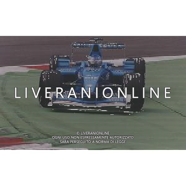 ST-RETROSPETTIVA GIANCARLO FISICHELLA PILOTA F1 NELLA FOTO GIANCARLO FISICHELLA AL GP DI MONZA 14-09-2001 FOTO DANILO RECALCATI-AG CONTROLUCE-AG ALDO LIVERANI SAS  
