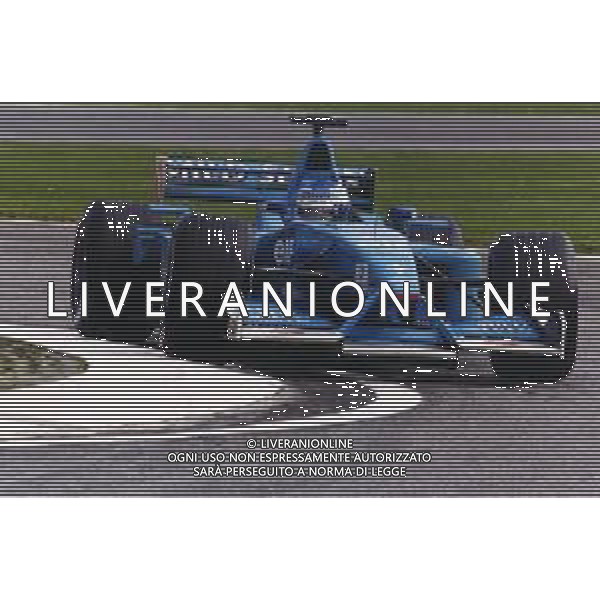 ST-RETROSPETTIVA GIANCARLO FISICHELLA PILOTA F1 NELLA FOTO GIANCARLO FISICHELLA AL GP DI MONZA 14-09-2001 FOTO DANILO RECALCATI-AG CONTROLUCE-AG ALDO LIVERANI SAS  