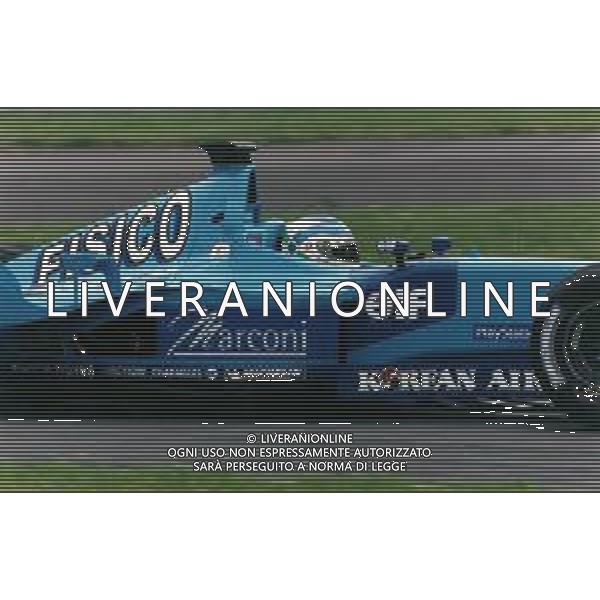 ST-RETROSPETTIVA GIANCARLO FISICHELLA PILOTA F1 NELLA FOTO GIANCARLO FISICHELLA AL GP DI MONZA 14-09-2001 FOTO DANILO RECALCATI-AG CONTROLUCE-AG ALDO LIVERANI SAS  