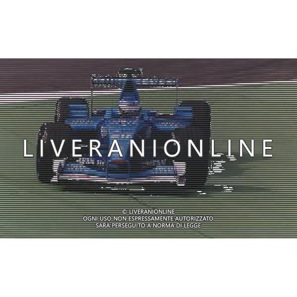 ST-RETROSPETTIVA GIANCARLO FISICHELLA PILOTA F1 NELLA FOTO GIANCARLO FISICHELLA AL GP DI MONZA 14-09-2001 FOTO DANILO RECALCATI-AG CONTROLUCE-AG ALDO LIVERANI SAS  