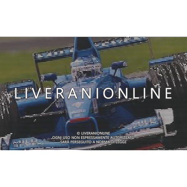 ST-RETROSPETTIVA GIANCARLO FISICHELLA PILOTA F1 NELLA FOTO GIANCARLO FISICHELLA AL GP DI MONZA 14-09-2001 FOTO DANILO RECALCATI-AG CONTROLUCE-AG ALDO LIVERANI SAS  