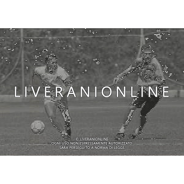 NEG-1991-1992 BOGLIASCO ALLENAMENTO SAMPDORIA CALCIO NELLA FOTO GIOVANNI INVERNIZZI E SREKO KATANEC AG ALDO LIVERANI SAS